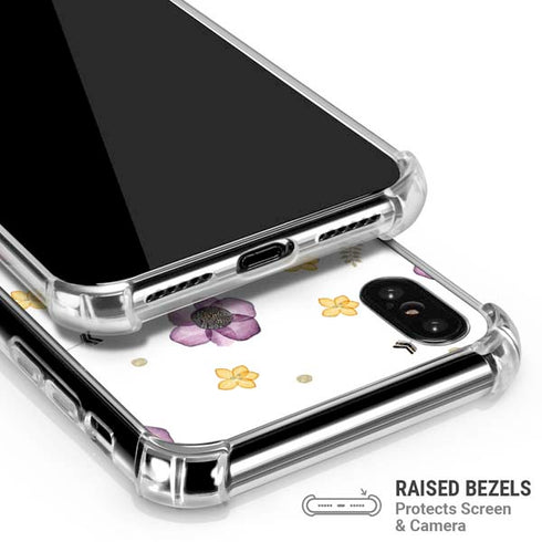 Flowers and Arrows iPhone XS Max Clear Case